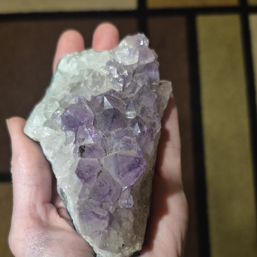 Amethyst Crystal Cluster Home Accent